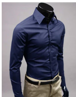 Chemise classique homme à manches longues