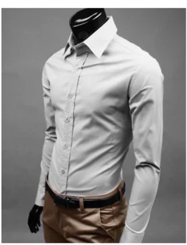 Chemise classique homme à manches longues