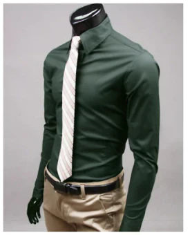 Chemise classique homme à manches longues