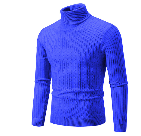 Pull en Laine Châle Brun pour Homme