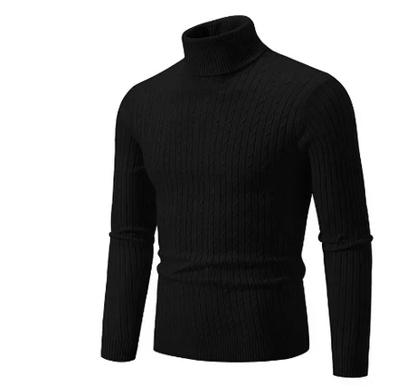 Pull Col Roulé Homme Hiver Décontracté - LuxeStyle