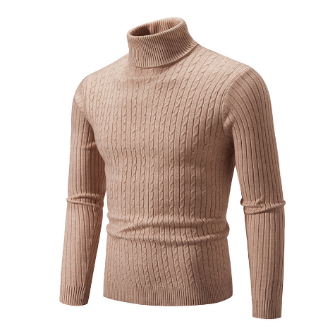 Pull en Laine Châle Brun pour Homme - LuxeStyle