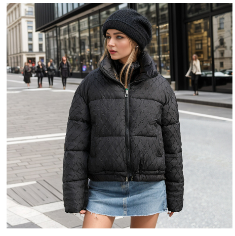 Veste Douillette Zippée pour Femme Hiver