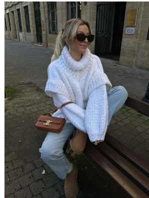 Pull Femme Grande Taille à Carreaux - LuxeStyle