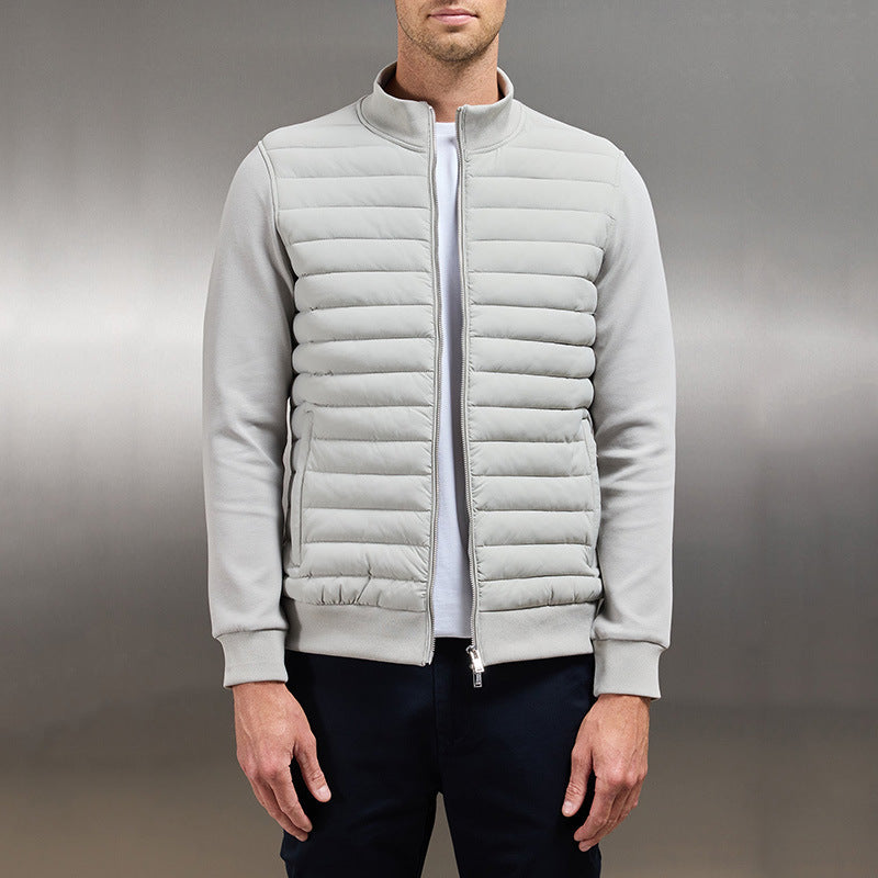 Veste polaire homme gris chaud hiver - LuxeStyle