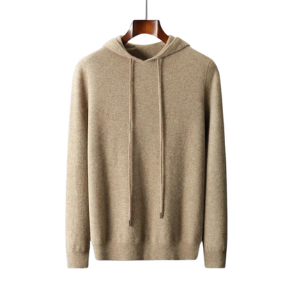 Pull à Capuche Chaud en Laine pour Homme - LuxeStyle