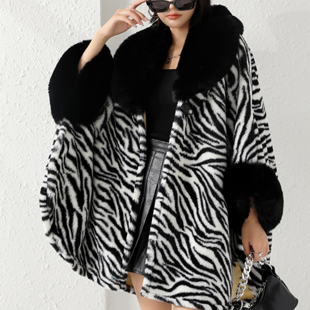 Cape Femmes Grande Taille Hivernale
