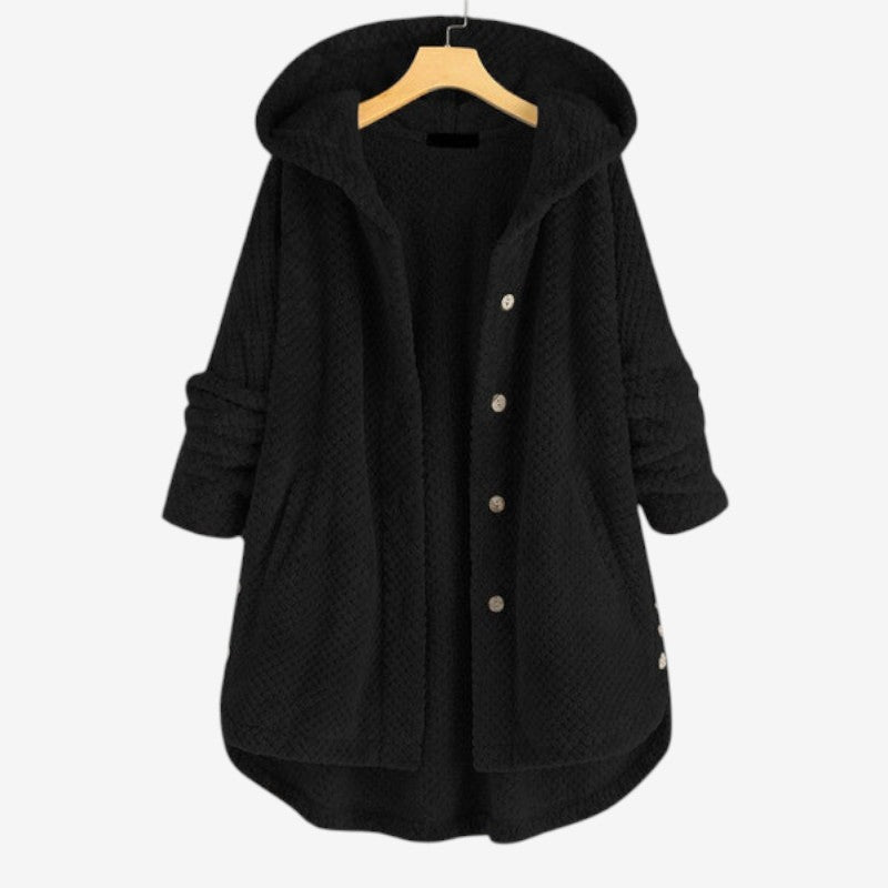 Veste à Capuche Femme Hiver avec Poches - LuxeStyle