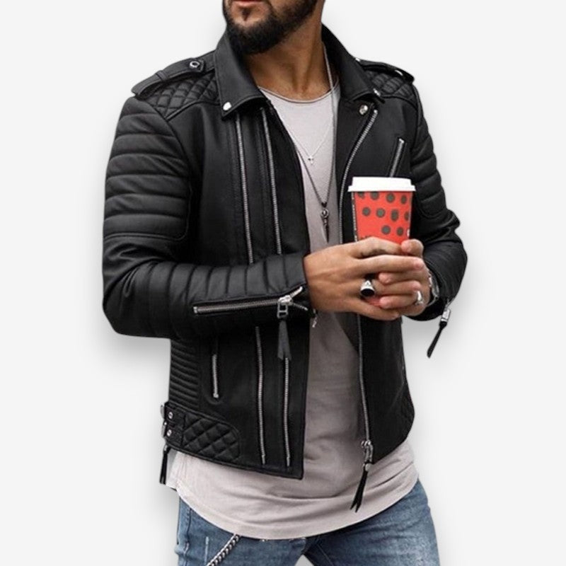 Veste Hiver Longue Élégante avec Poches - LuxeStyle