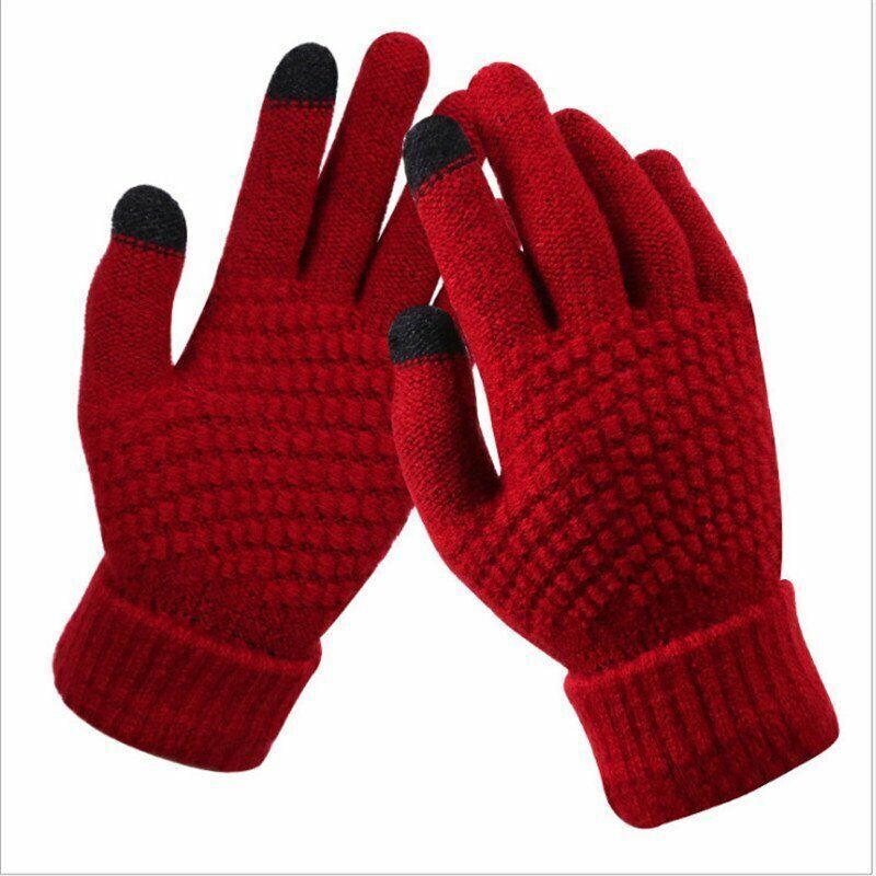 Gants Femme Hiver Douillet avec Motif Brodé