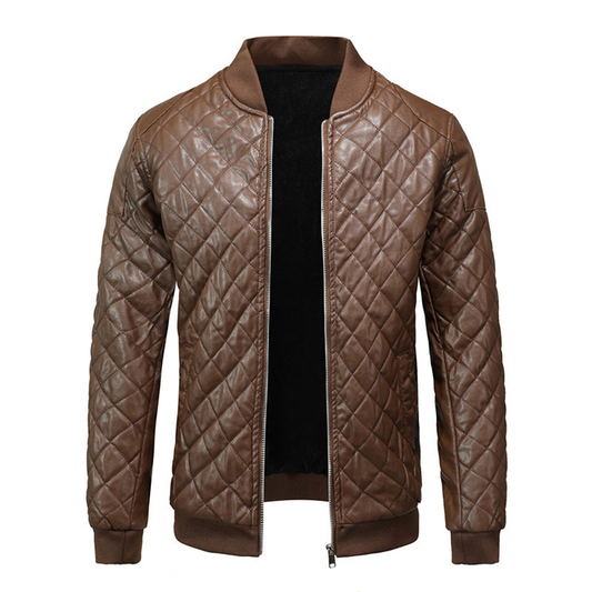 Veste Cuir Douillette Hiver - luxestyle