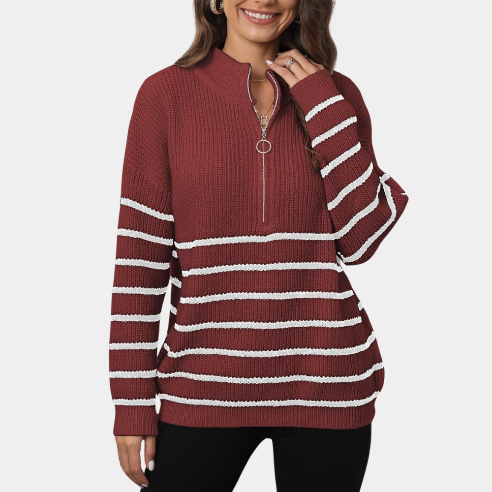 NYDIA - Pull Tricoté pour Femme