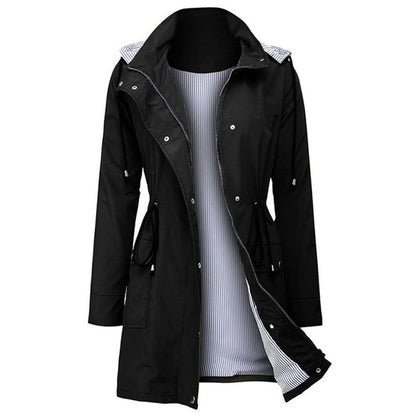 Veste Hiver Chic Capuche Fourrée