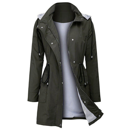 Veste Hiver Chic Capuche Fourrée