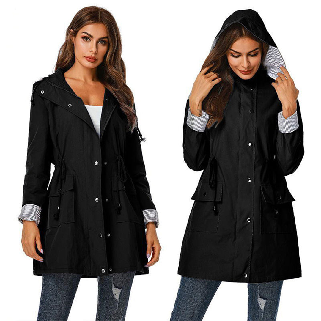 Veste Hiver Chic Capuche Fourrée - LuxeStyle