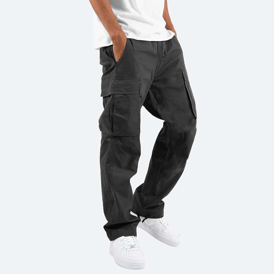 Pantalon large confortable pour homme | Cargo décontracté - LuxeStyle