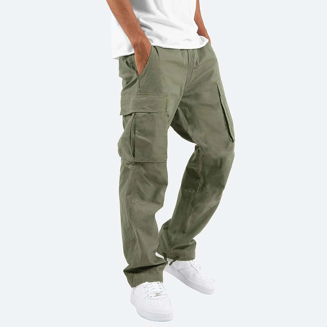 Pantalon large confortable pour homme | Cargo décontracté