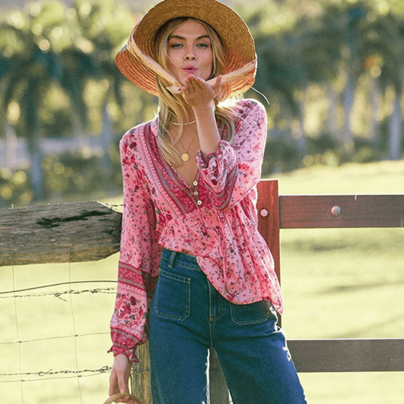 Robe Femme Imprimé Fleur Décontractée