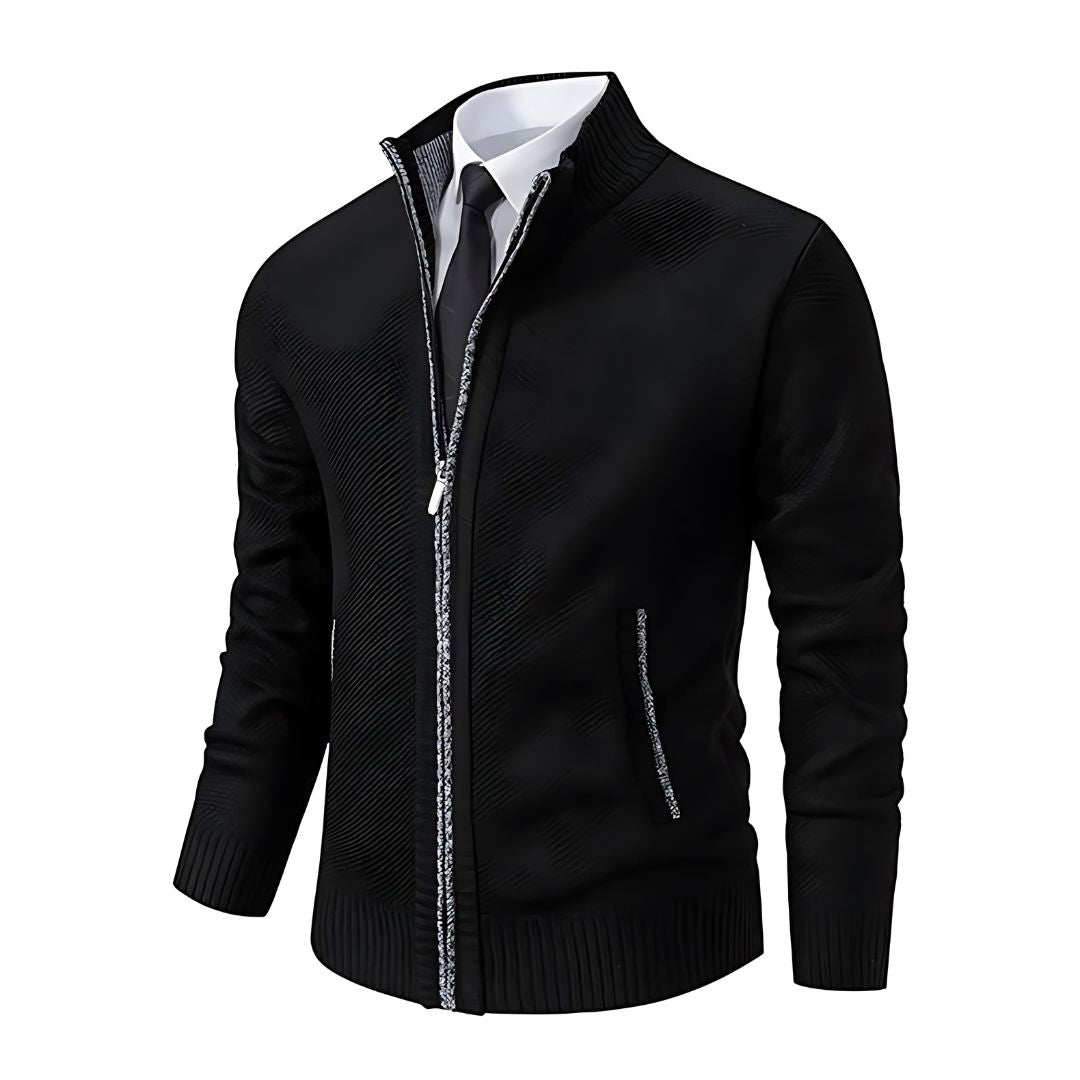 Pull Homme Noir Mode, Confortable et Chic pour Tous les Jours - LuxeStyle
