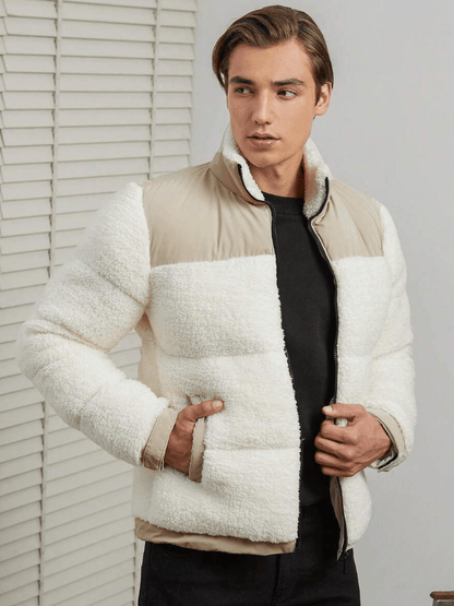 Manteau D'hiver Élégant avec Capuchon pour Homme