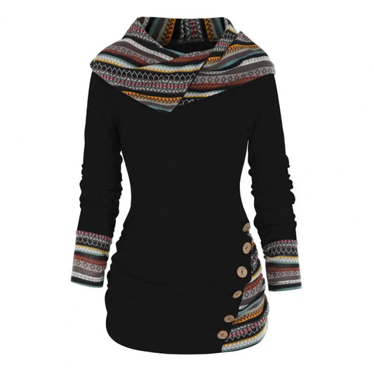 Sweat Capuche Élégant Hiver Femmes - luxestyle