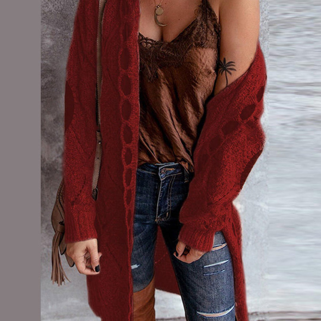 Gilet Élégant Manches Longues Pour Femme Mi-Saison