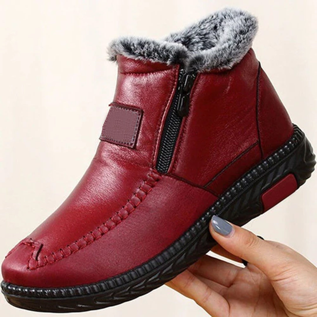 Bottes Hiver Chaudes Femmes - Fourrure Douce & Semelle Grip