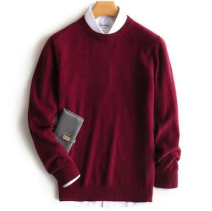 CachemireLux™ – Pull Homme Cachemire Doux et Élégant Confort Optimal