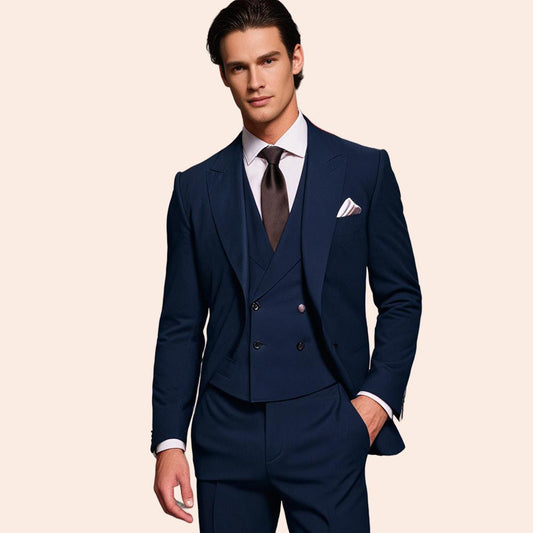 Costume Homme Élégant 3 Pièces - BlxckFR