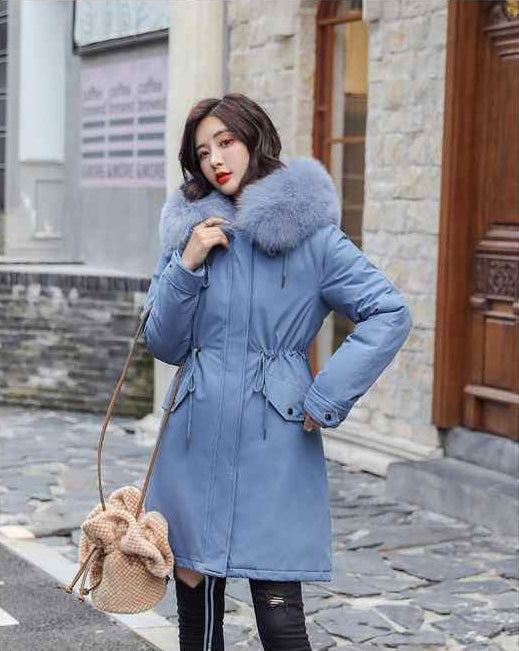 Manteau Femme Hiver Élégant avec Capuche et Doublure Chaude - LuxeStyle