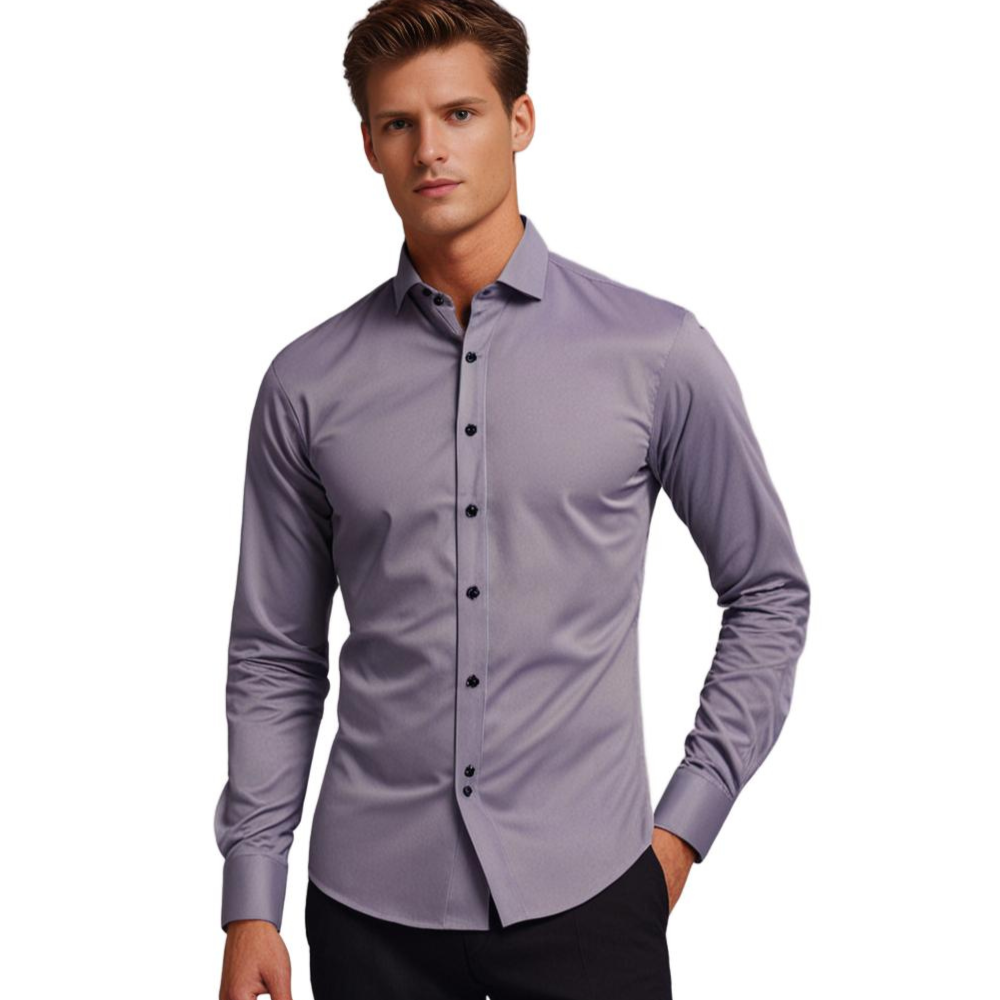 Chemise Homme Classique Rouge Bourgogne
