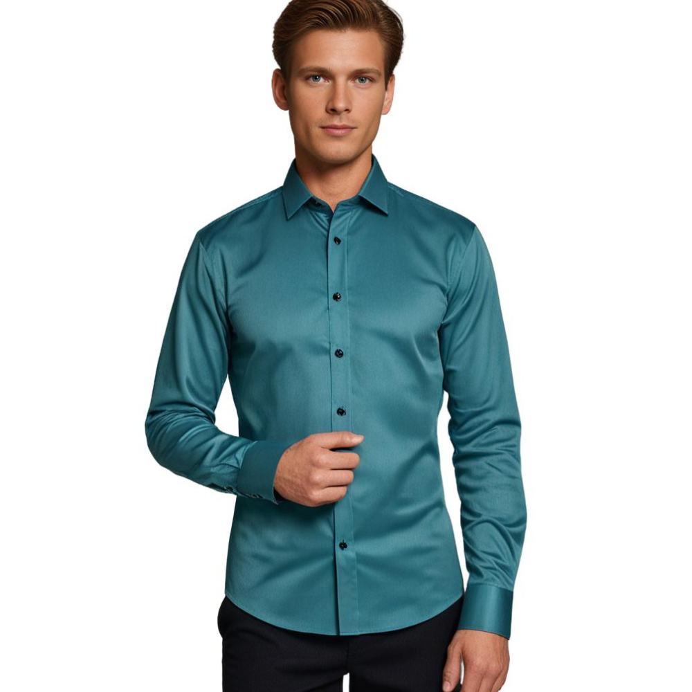 Chemise Homme Classique Rouge Bourgogne