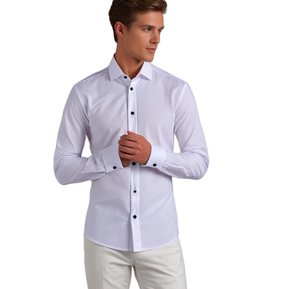 Chemise Homme Classique Rouge Bourgogne