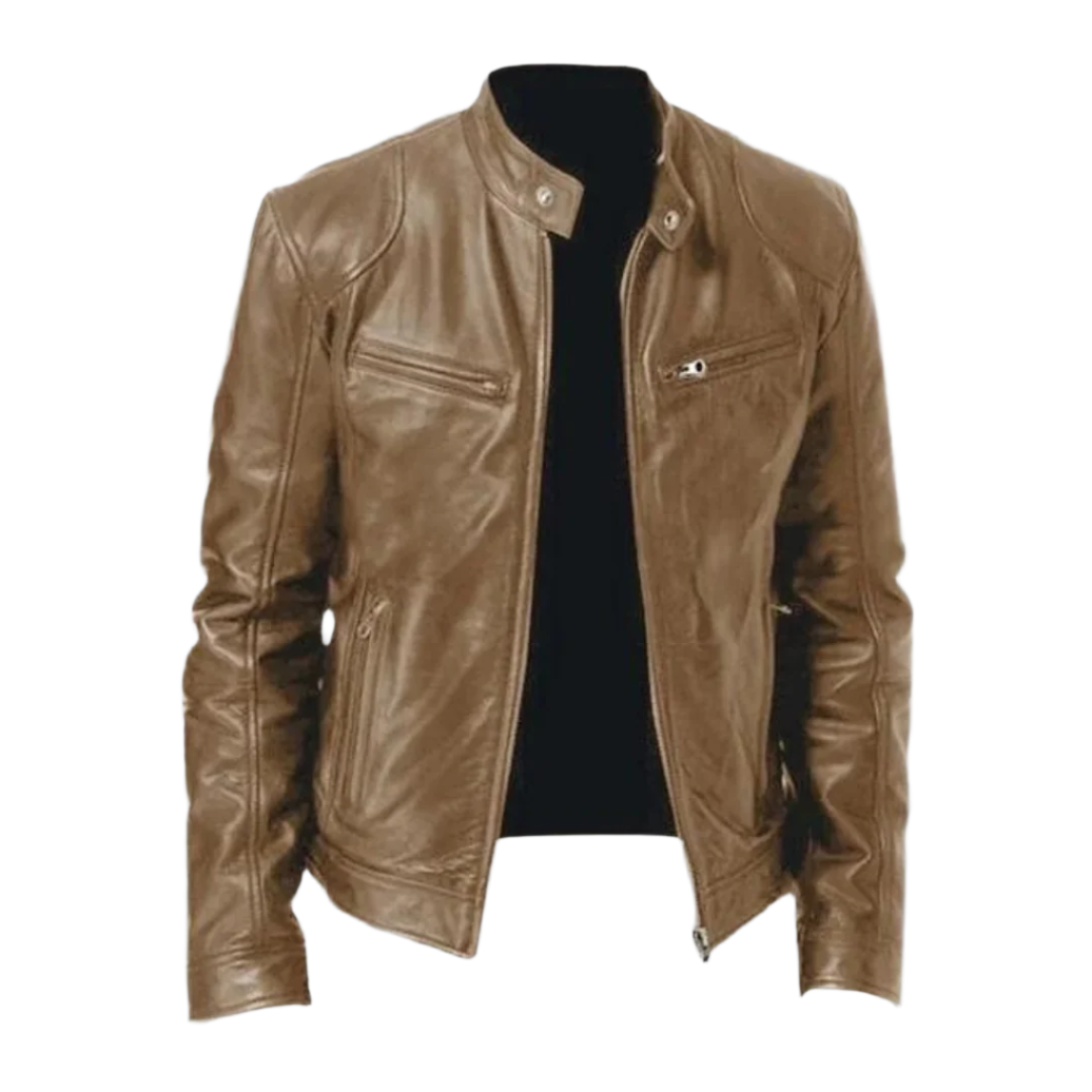 Veste Cuir Homme Chic et Robuste