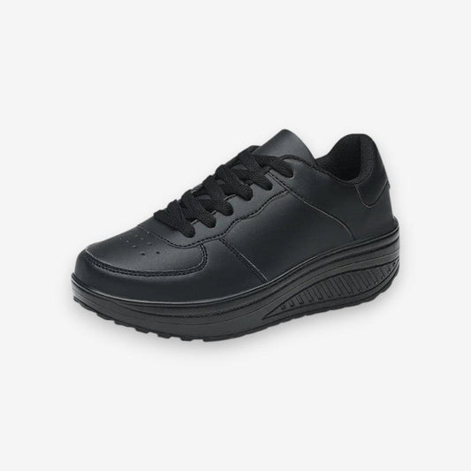 Stephanie – Chaussures Compensées Confortables à Lacets - LuxeStyle