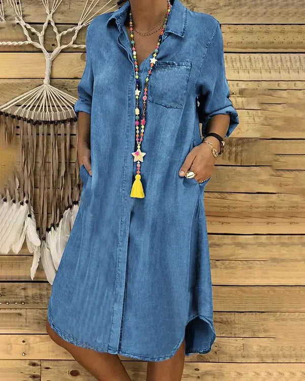 Robe Jeans Dénicheuse Confortable pour Femme - LuxeStyle