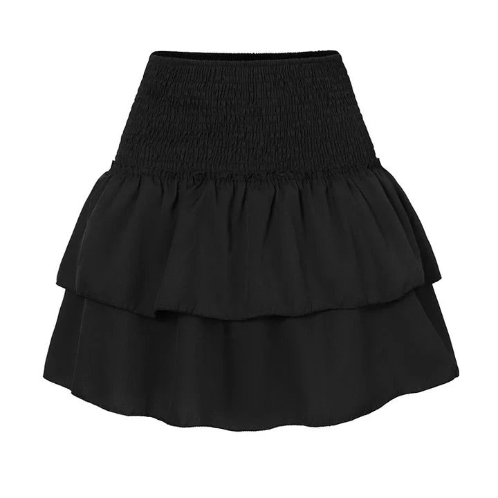 Jupe Femme Élégante Mi-Longueur avec Ceinture Élastique