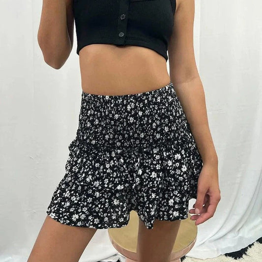 Jupe Femme Élégante Mi-Longueur avec Ceinture Élastique - LuxeStyle