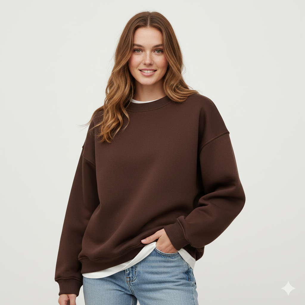 Pull Femme Décontracté Col Rond
