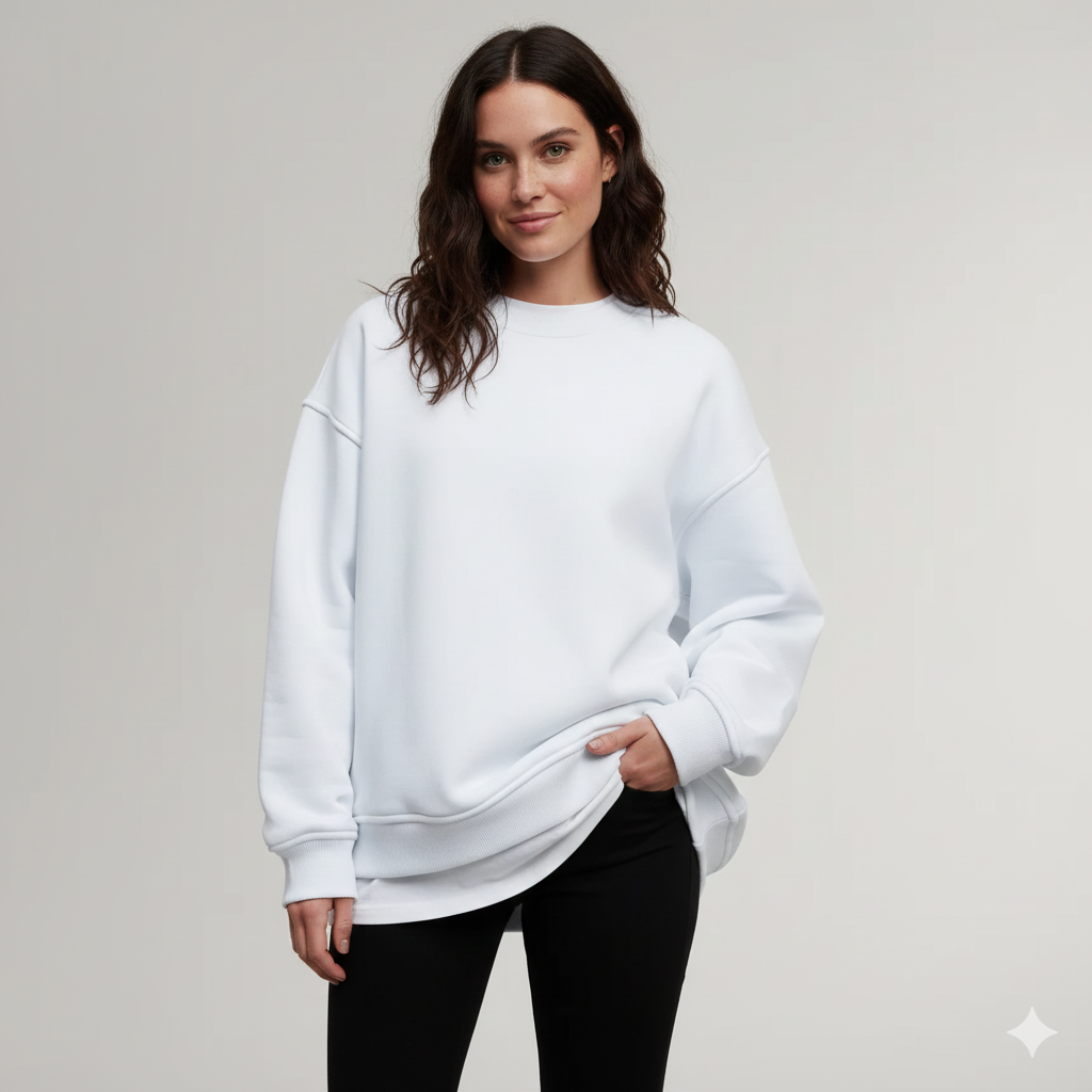 Pull Femme Décontracté Col Rond