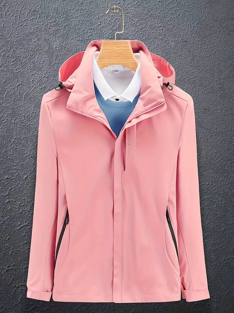 Veste Ski Féminine Équipée Capuche