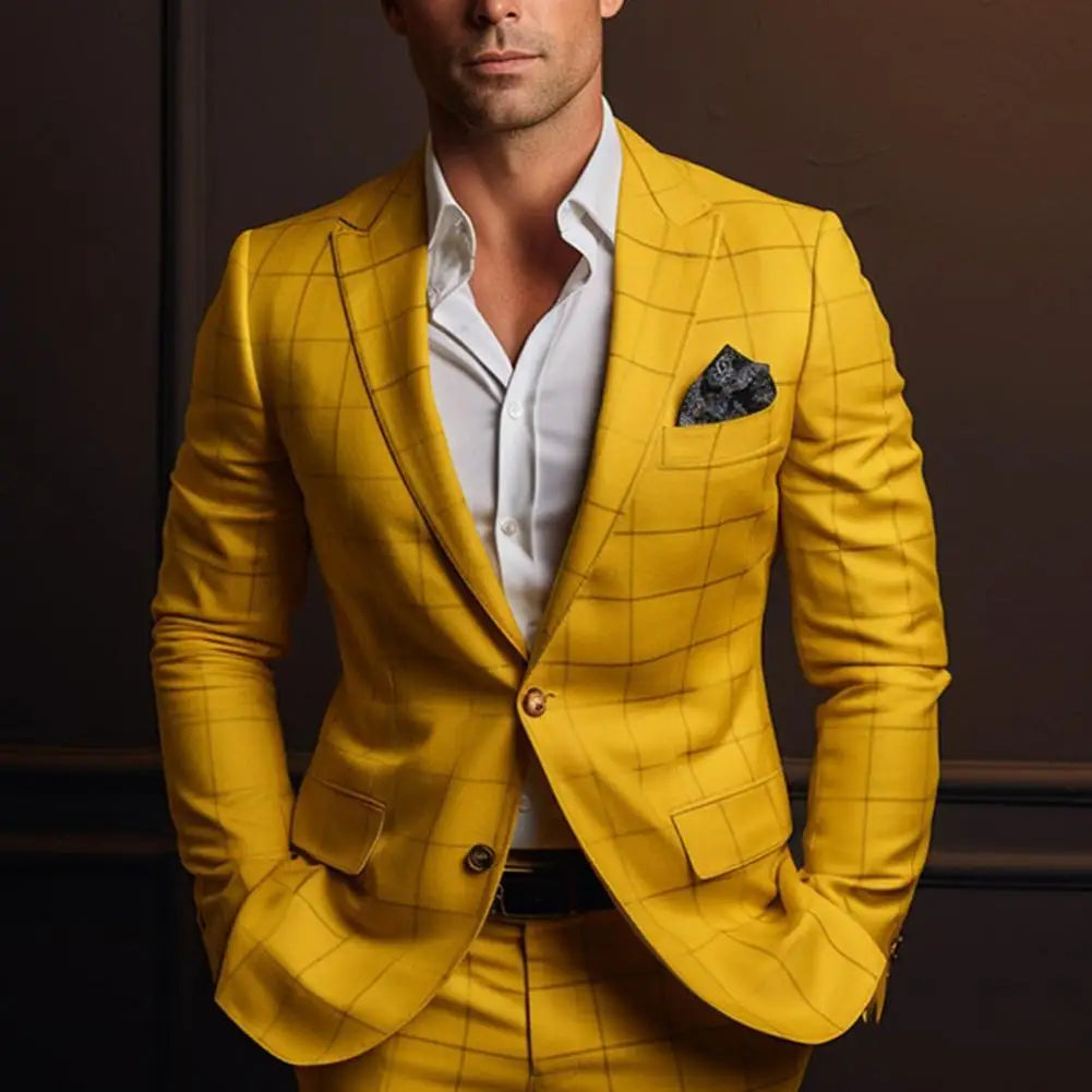Costume Homme Élégant Deux Pièces Slim Fit - LuxeStyle