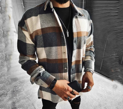 Chemise Flanelle à Carreaux avec Poches