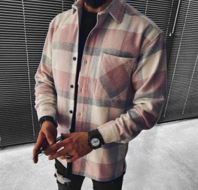 Chemise Flanelle à Carreaux avec Poches