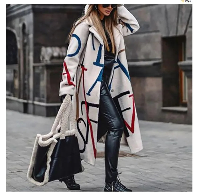 Manteau femme à carreaux colorés hiver