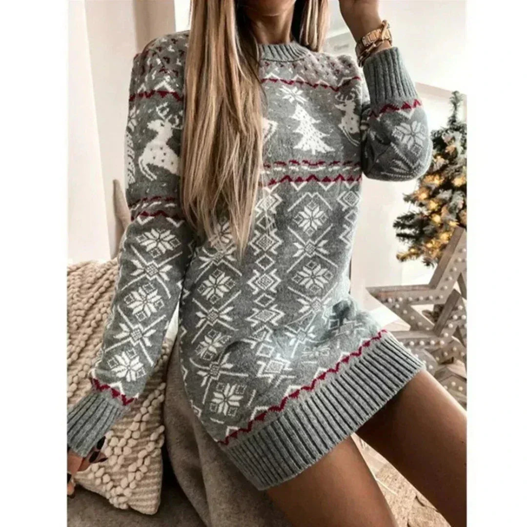 Pull Tricoté Fuchsia Femme Hiver Chic - LuxeStyle
