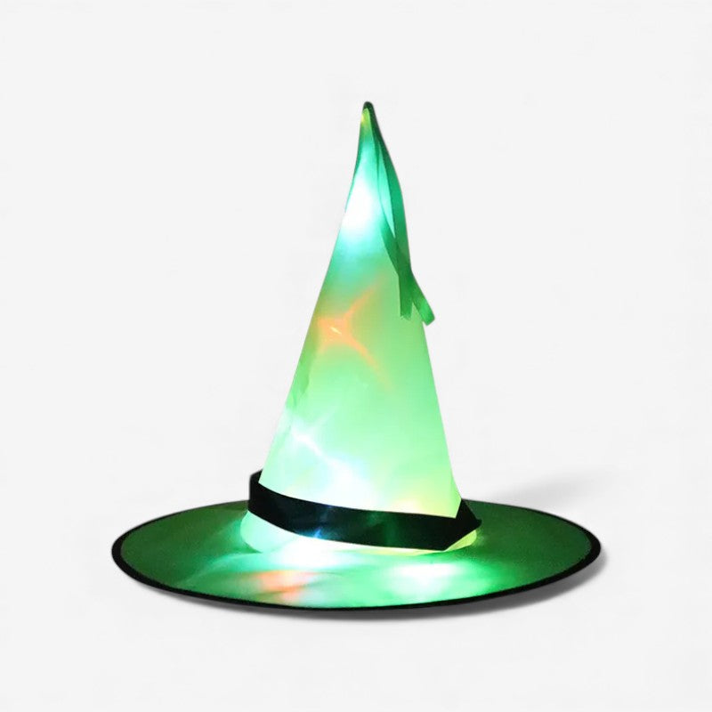 Chapeau Sorcière Éclairé LED Fantastique - LuxeStyle