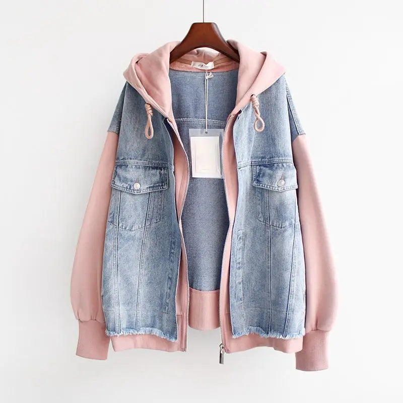 Sweat Capuche Jean Décontracté et Douillet - LuxeStyle