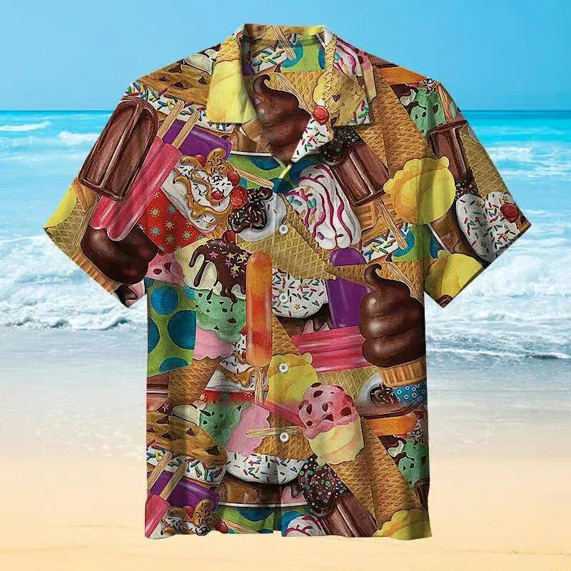 Chemise Homme Été Léger - Imprimé Floral pour Un Style Détendu