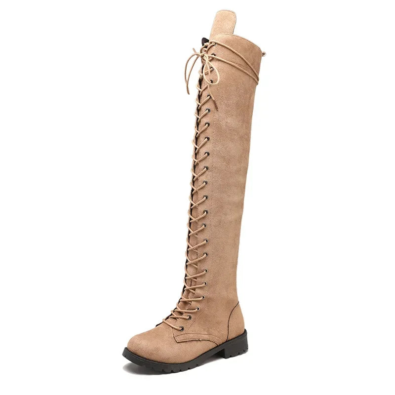 Bottes Haut Genou Élégantes pour Femmes